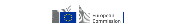 Logo: Comisión Europea con la bandera de la UE